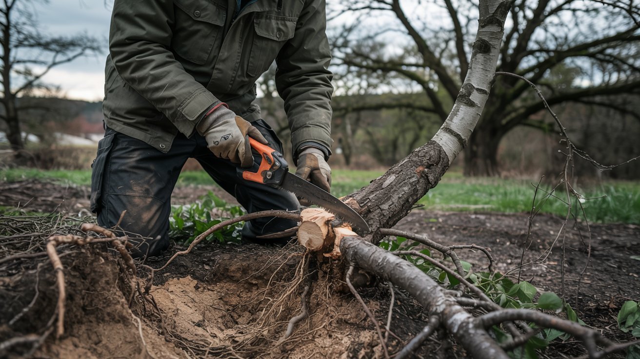 When and How to Cut Tree Roots Safely